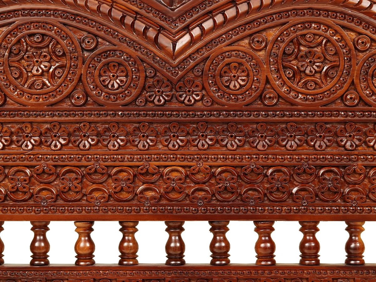 Royal Sheesham Wooden Swing with Elegant Carved Design - Image 14