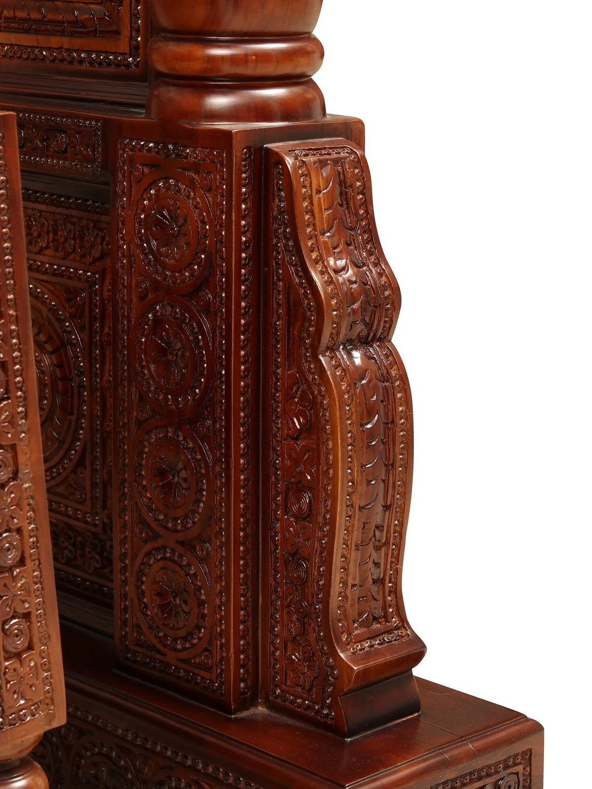 Royal Sheesham Wooden Swing with Elegant Carved Design - Image 15
