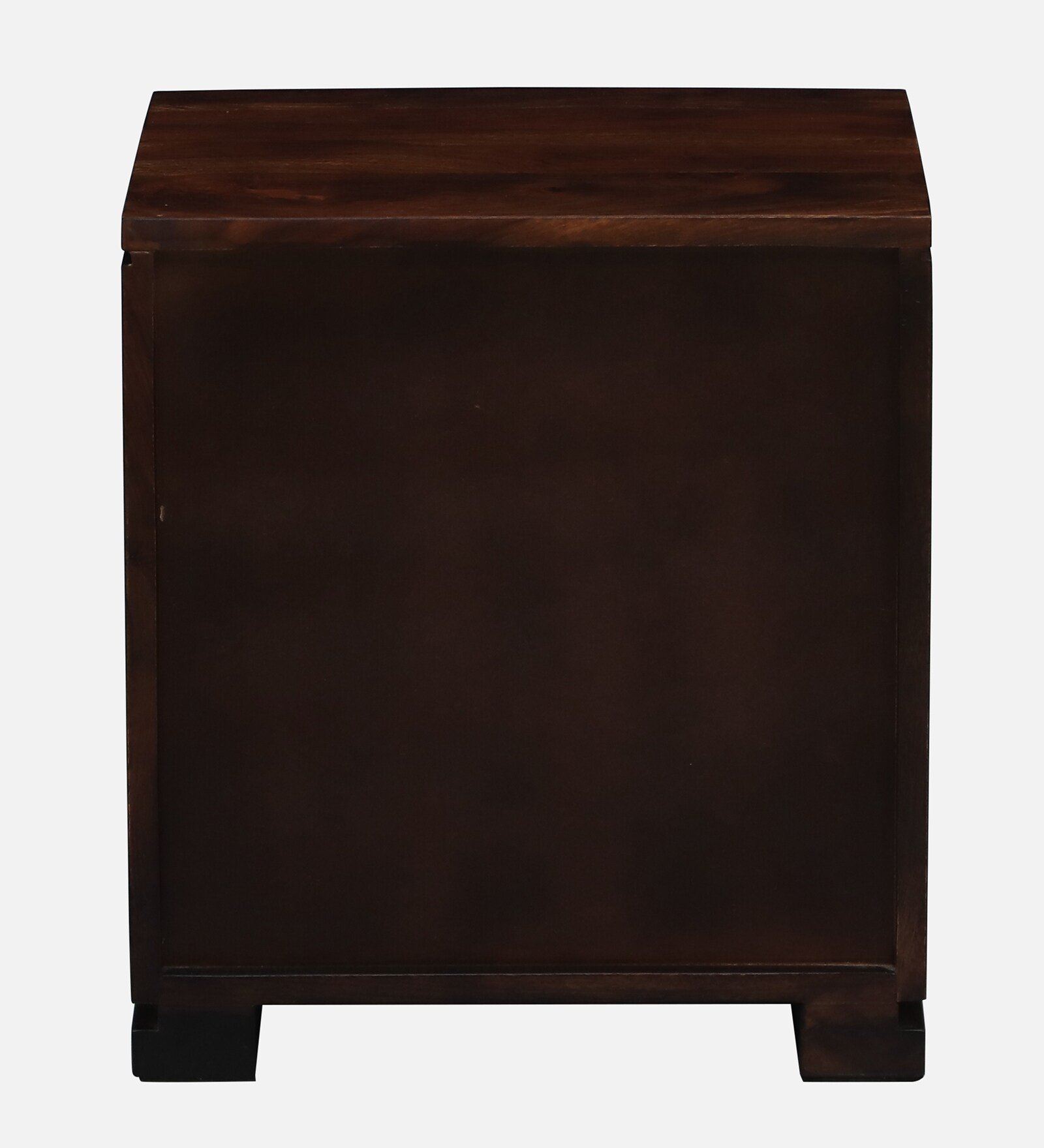 Rustic Natural Wood Bedside Storage Side Table - Image 6