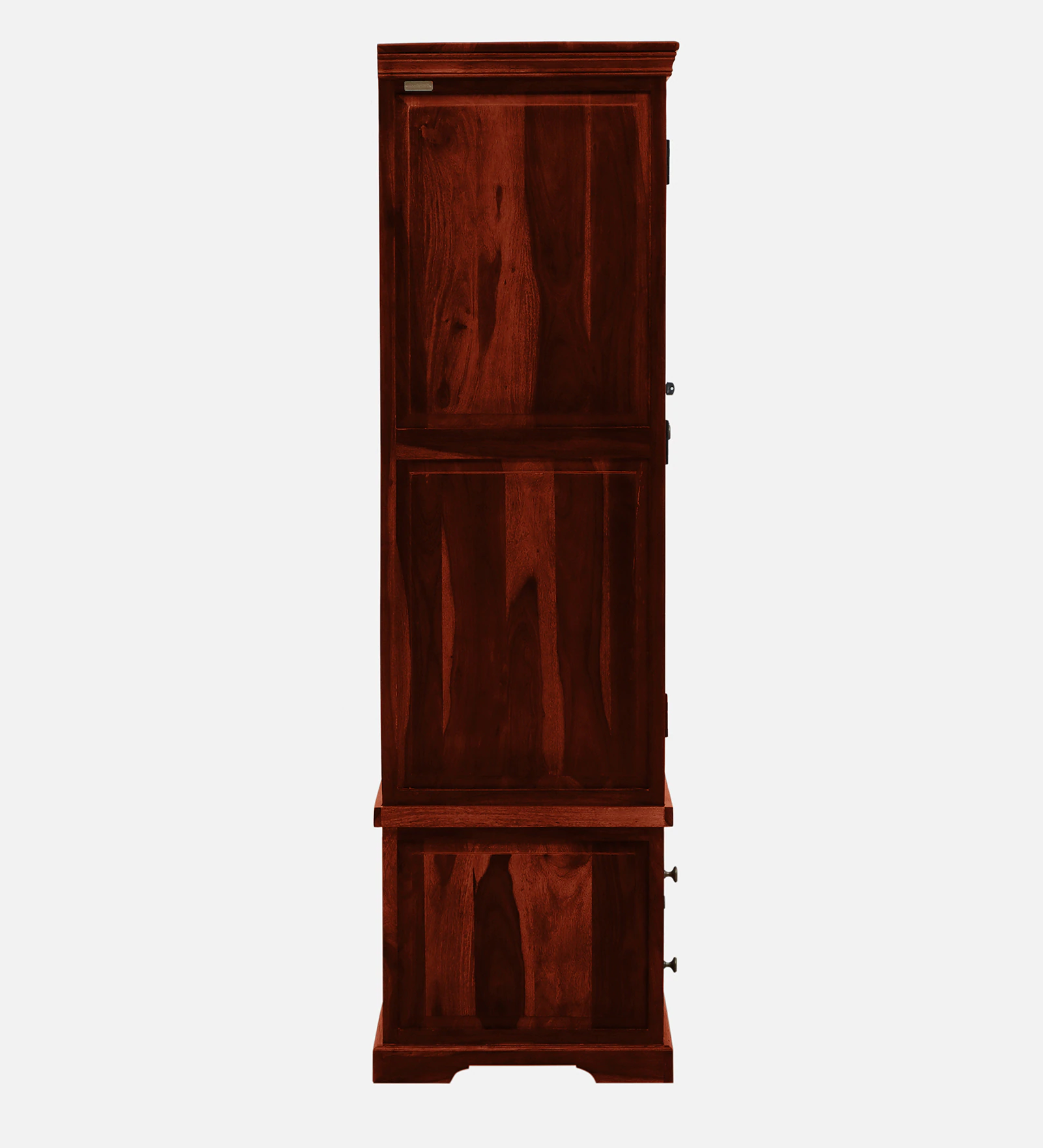 Timeless Solid Sheesham Wood 2 Door Storage Wardrobe - Image 4