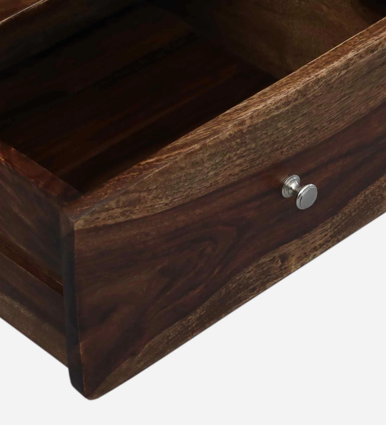 Timeless Solid Sheesham Wood Nightstand for Bedroom - Image 5
