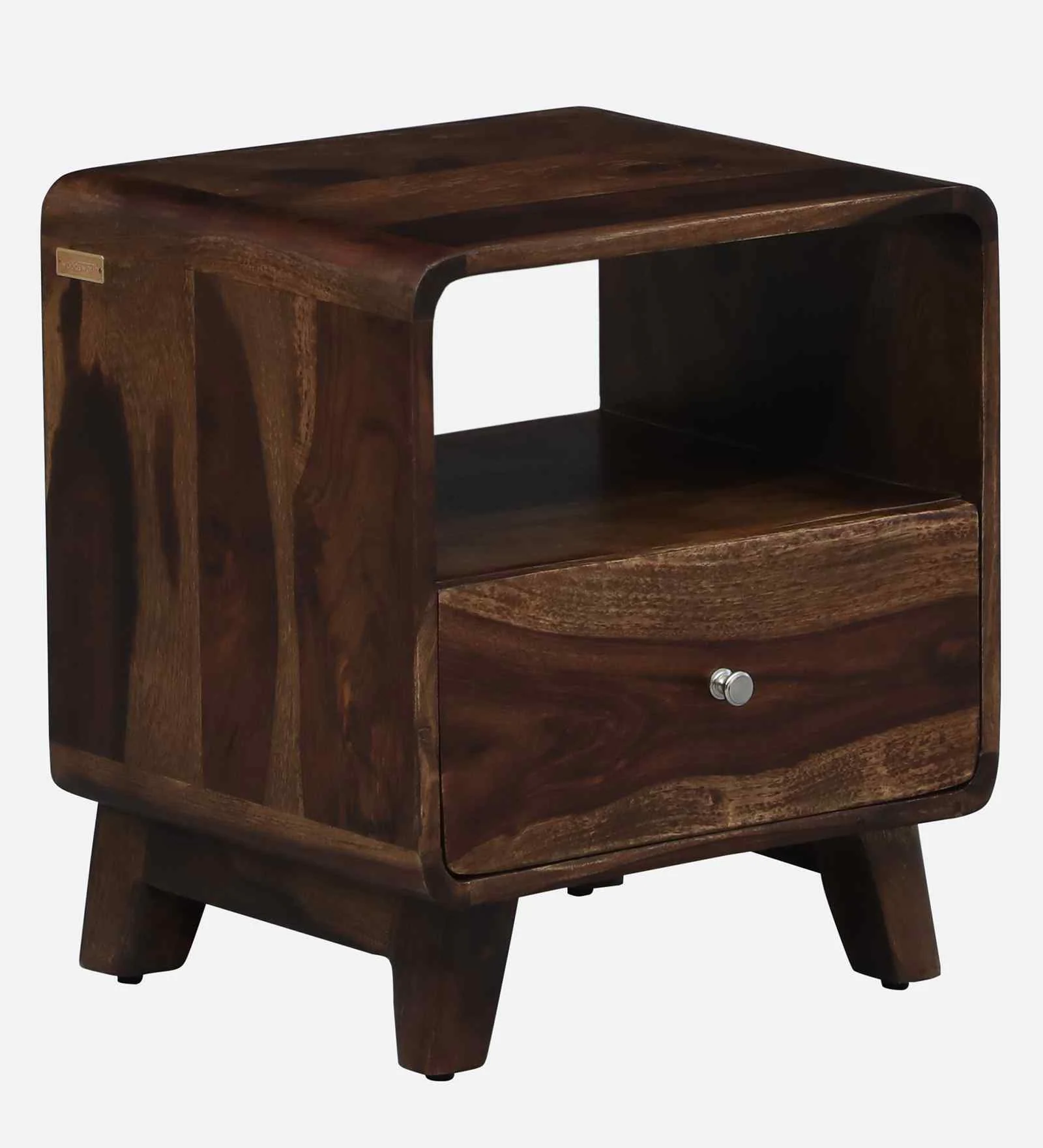 Timeless Solid Sheesham Wood Nightstand for Bedroom - Image 6