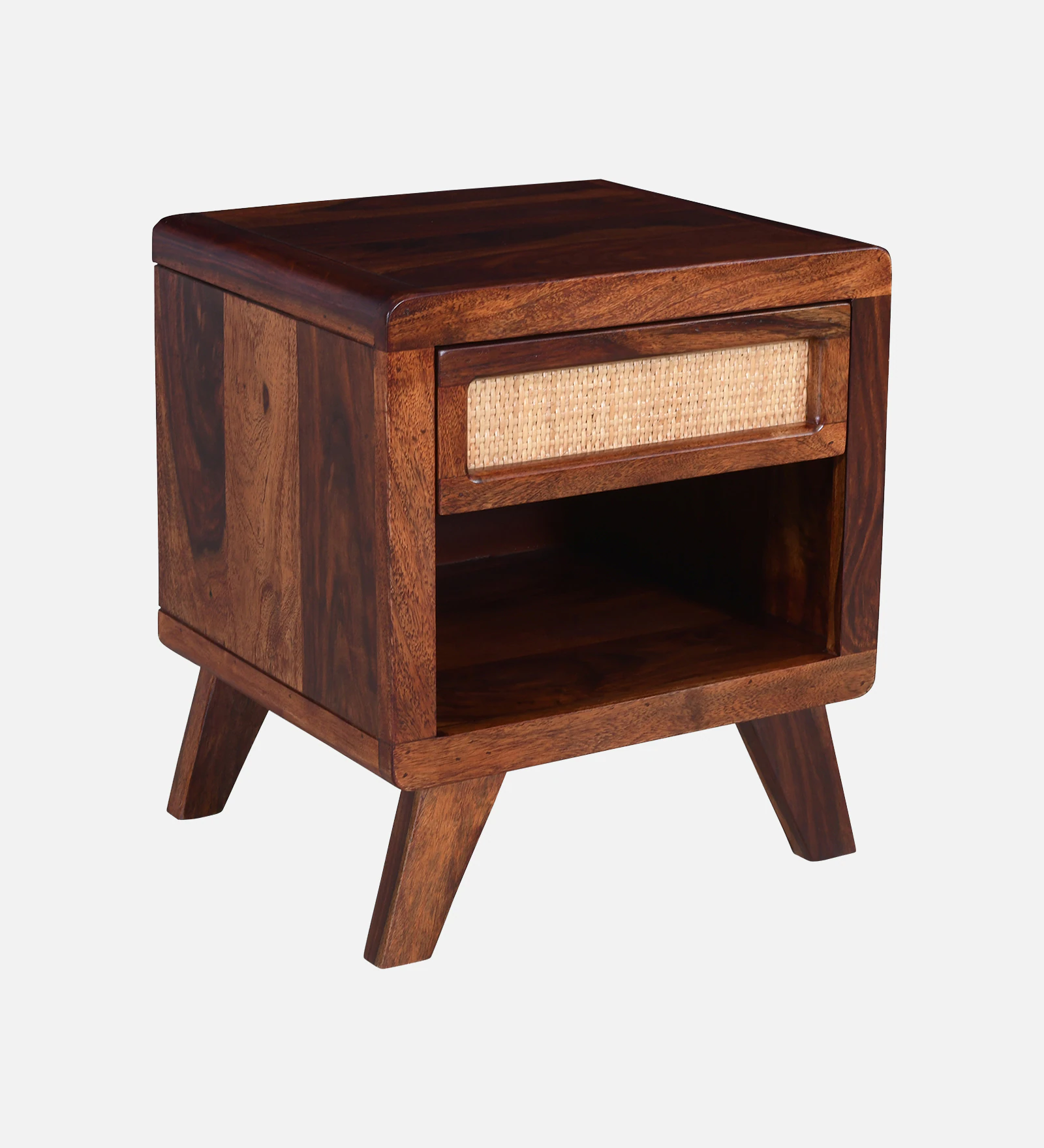 Traditional Solid Wood Bedside Nightstand Table - Image 2