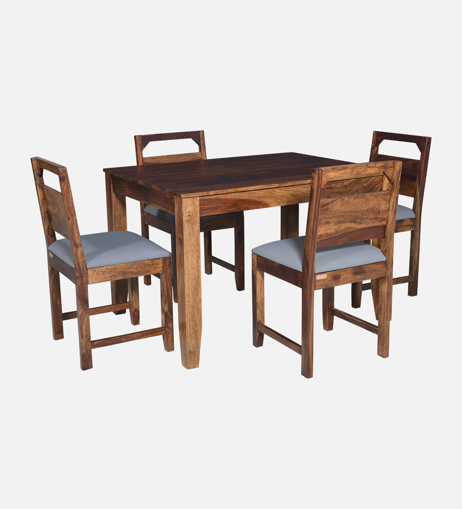 Willow Premium Solid Sheesham Wood 4 Seater Dining Table Set - Image 4