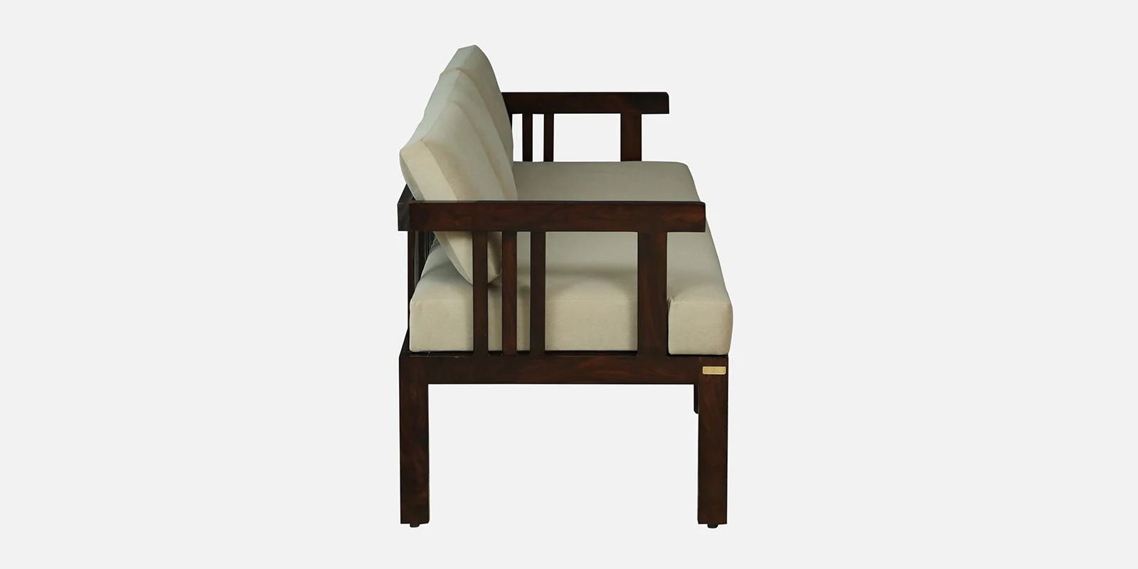 Royal Solid Sheesham Wood Traditional Style 3 Seater Sofa Set - Image 4